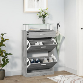 Shoe Cabinet Grey Sonoma