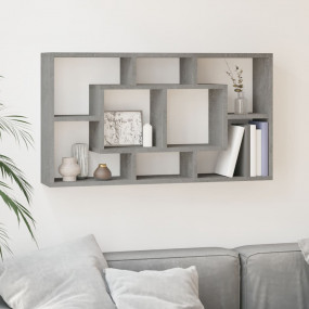 Wall Shelf Concrete grey Engineered wood 33.5 x 6.3 x 1...