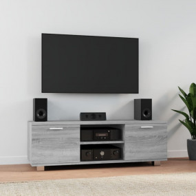 TV Cabinet Grey sonoma Engineered wood, aluminum