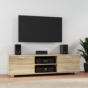 TV Cabinet Sonoma Oak Engineered Wood Standard TV Stand