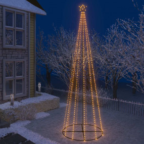 Christmas Cone Tree Warm white Powder-coated steel, cop...