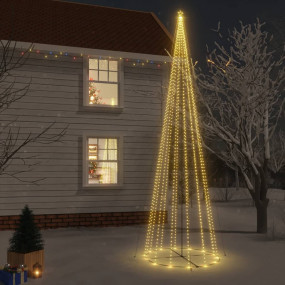 Christmas Cone Tree Warm White Powder-coated steel, Cop...