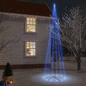 Christmas Cone Tree Blue Powder-coated steel 26 ft high...