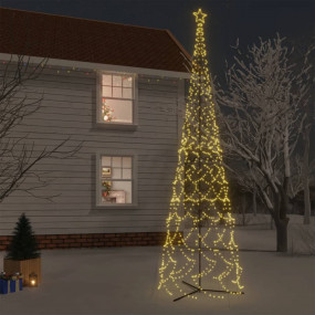 Christmas Cone Tree Warm White Powder-coated steel, cop...