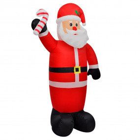 Inflatable Santa Claus Multicolor Polyester with PU coa...
