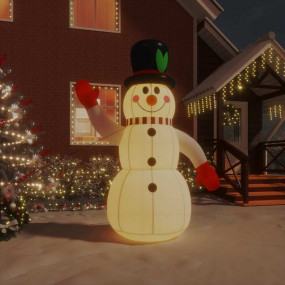 Inflatable Snowman Multicolor Oxford fabric with PU coa...