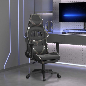 Gaming Chair Black and Camouflage