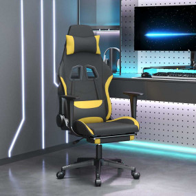Gaming Chair Black and Yellow