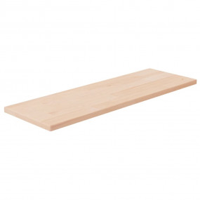 Shelf Board Medium brown Solid oak wood (untreated)