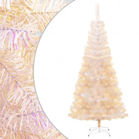 Christmas Tree White PVC, steel 70.9 in Tough Christmas...
