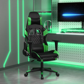 Gaming Chair Black and Green