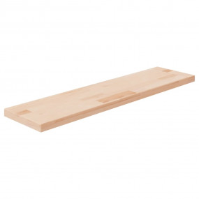 Shelf Board Medium brown Solid oak wood 31.5 x 7.9 in S...