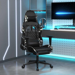 Gaming Chair Black and Camouflage