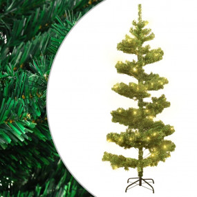 Swirl Christmas Tree Green PVC, Steel 71 in Swirl Chris...