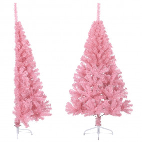 Christmas Tree Pink PVC, steel Small Decorative Inlays