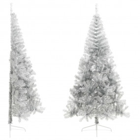 Christmas Tree Silver PET Large Christmas Tree Cone-sha...