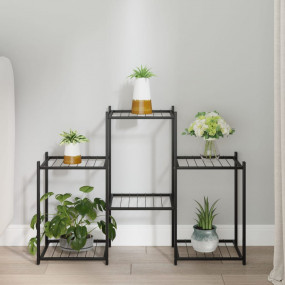 Flower Stand Black Powder-coated iron Multiple Pot Hold...
