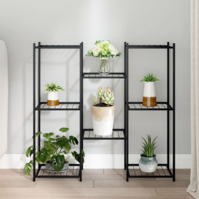 Flower Stand Black Powder-coated iron Medium Decorative...