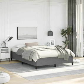 Bed Frame Dark Grey Fabric (100% polyester), plywood, e...