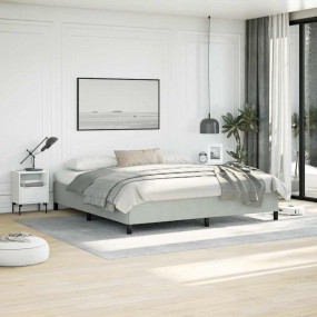Bed Frame Light Gray