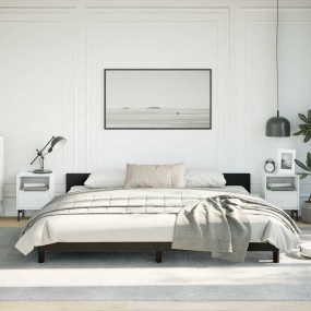 Bed Frame With Headboard Black