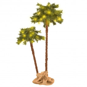 Christmas Tree Green, Brown PVC, steel, linen fabric