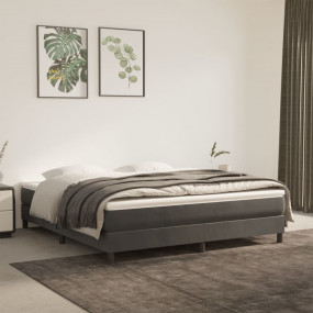 Pocket Spring Bed Mattress White and dark grey