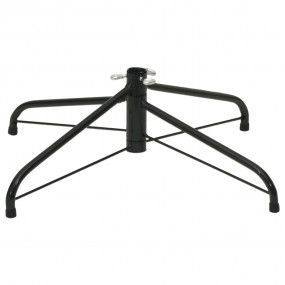 Christmas Tree Stand Black Steel Medium Durable