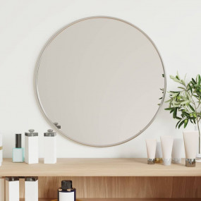 Wall Mirror Silver Glass, PVC 16 in diameter Decorative...