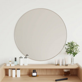 Wall Mirror Silver Glass, PVC Medium Decorative Inlays