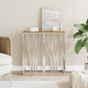 Console Table Mixed color Stainless steel, solid reclai...