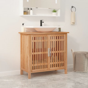 Bathroom Sink Cabinet Walnut Solid walnut wood