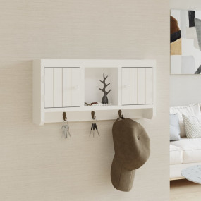 Key Cabinet White Engineered Wood Medium Key Cabinet