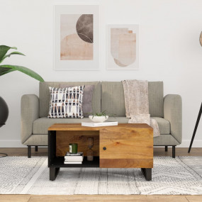 Coffee Table Honey brown and black