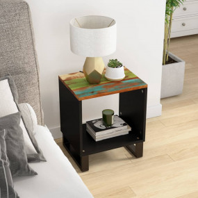 Coffee Table Multicolor Solid reclaimed wood, Engineere...