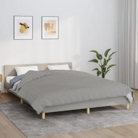 Weighted Blanket Grey Cotton and Hypoallergenic glass b...