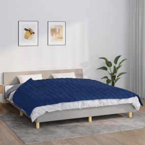 Weighted Blanket Blue Cotton, Polyester, Glass Beads 61...