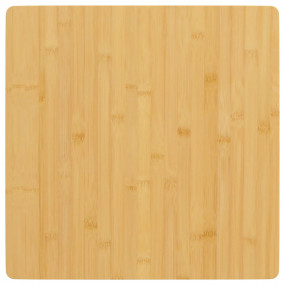Table Top Bamboo Bamboo with varnish finish 15.7 x 15.7...
