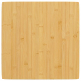 Table Top Natural Bamboo Bamboo Small Rounded Corners T...