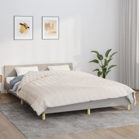 Weighted Blanket Light cream Cotton, Polyester, Glass B...