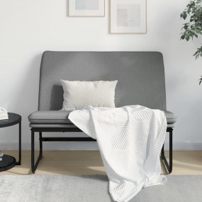 Bench Dark grey Polyester, Metal, Plywood, Foam