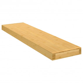 Wall Shelf Natural Bamboo Bamboo with varnish finish