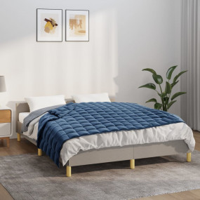 Weighted Blanket Blue Brushed polyester microfiber 47.2...