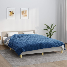 Weighted Blanket Blue Short floss fabric, polyester, gl...