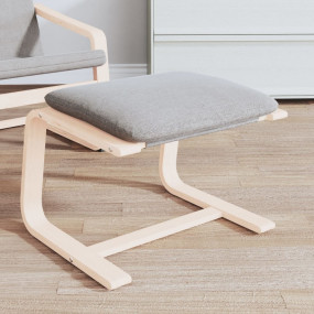 Footstool Light grey