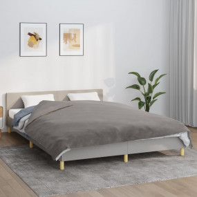 Weighted Blanket With Cover Grey Cotton Large