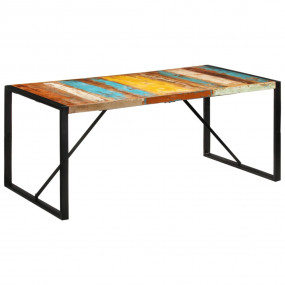 Dining Table Multicolor and Black