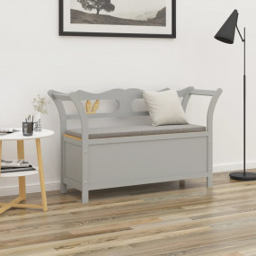 Bench Grey Solid fir wood, engineered wood Medium Bench