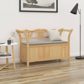 Bench Brown Solid fir wood, engineered wood Medium Benc...