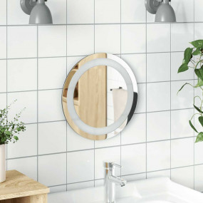 LED Bathroom Mirror Transparent Glass Medium LED Bathro...